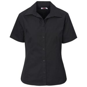 Ladies Short Sleeve Cotton Twill Moderna Shirt