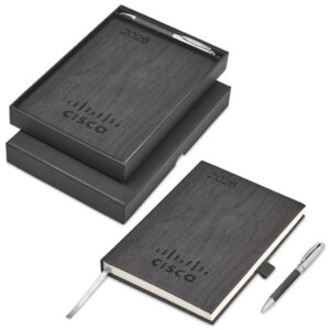 Altitude Oakridge A5 2026 Diary & Pen Set - Grey