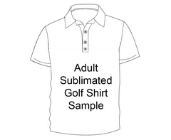 Sample - L Custom Unisex Sub Golf Shirt