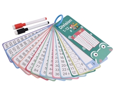 Maths Division Flash Card Set 1-12