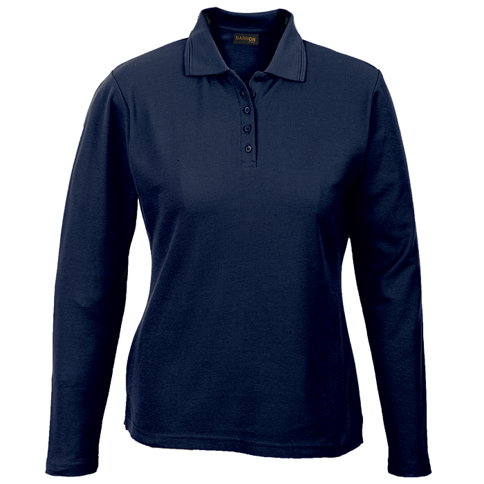 175g Pique Knit Long Sleeve Golfer Ladies - Image 15