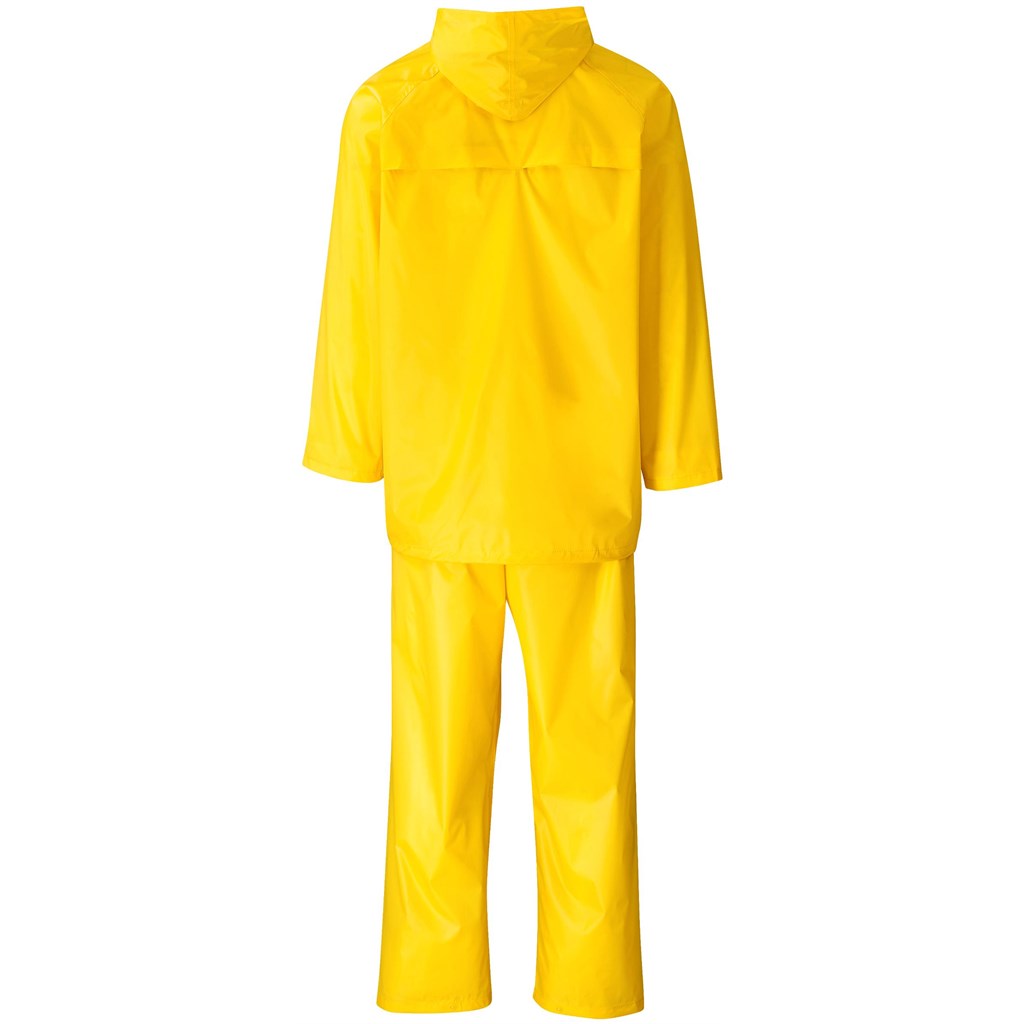 Weather Polyester/PVC Rainsuit - Yellow - Image 5