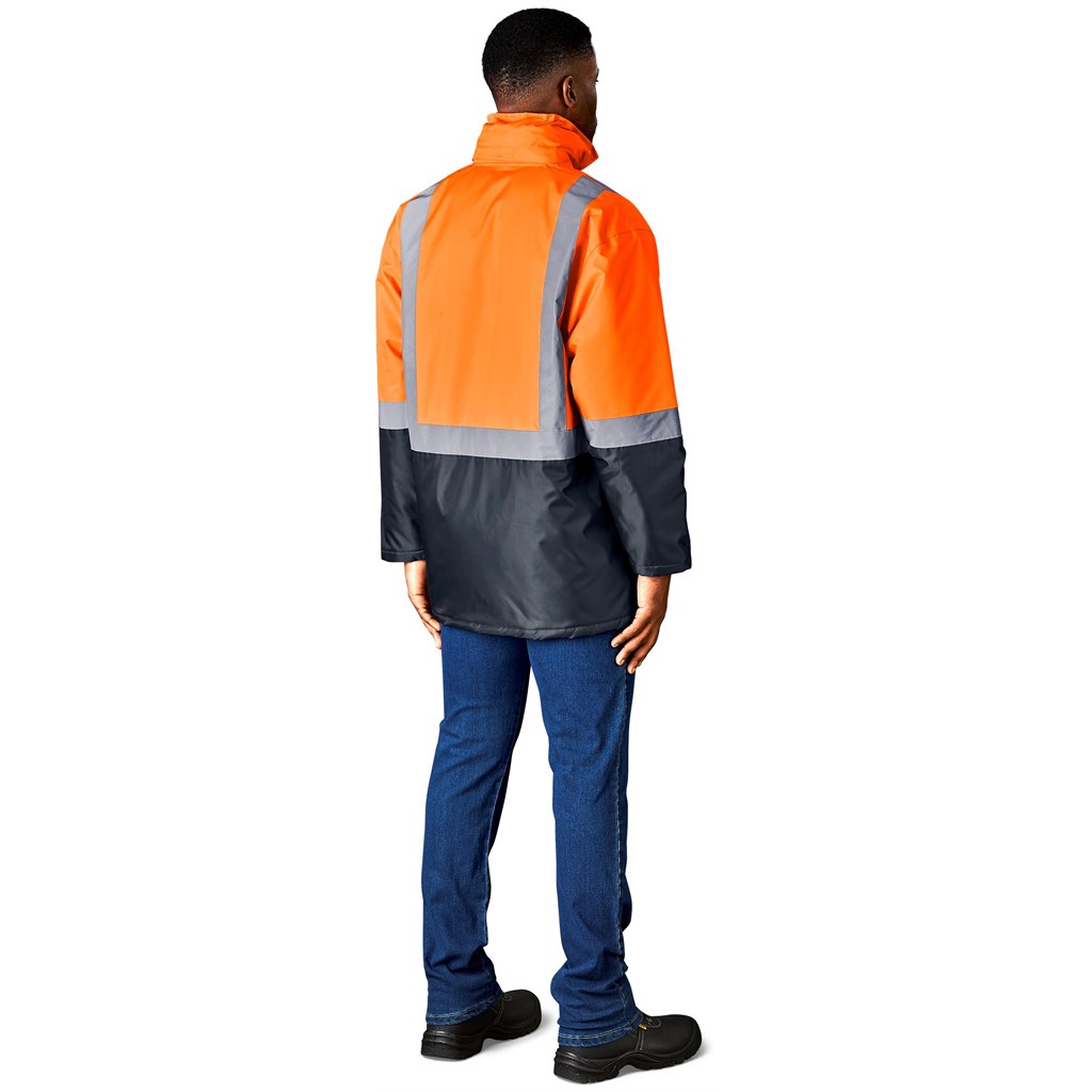 Hazard Padded Two-Tone Hi-Viz Reflective Jacket - Image 23