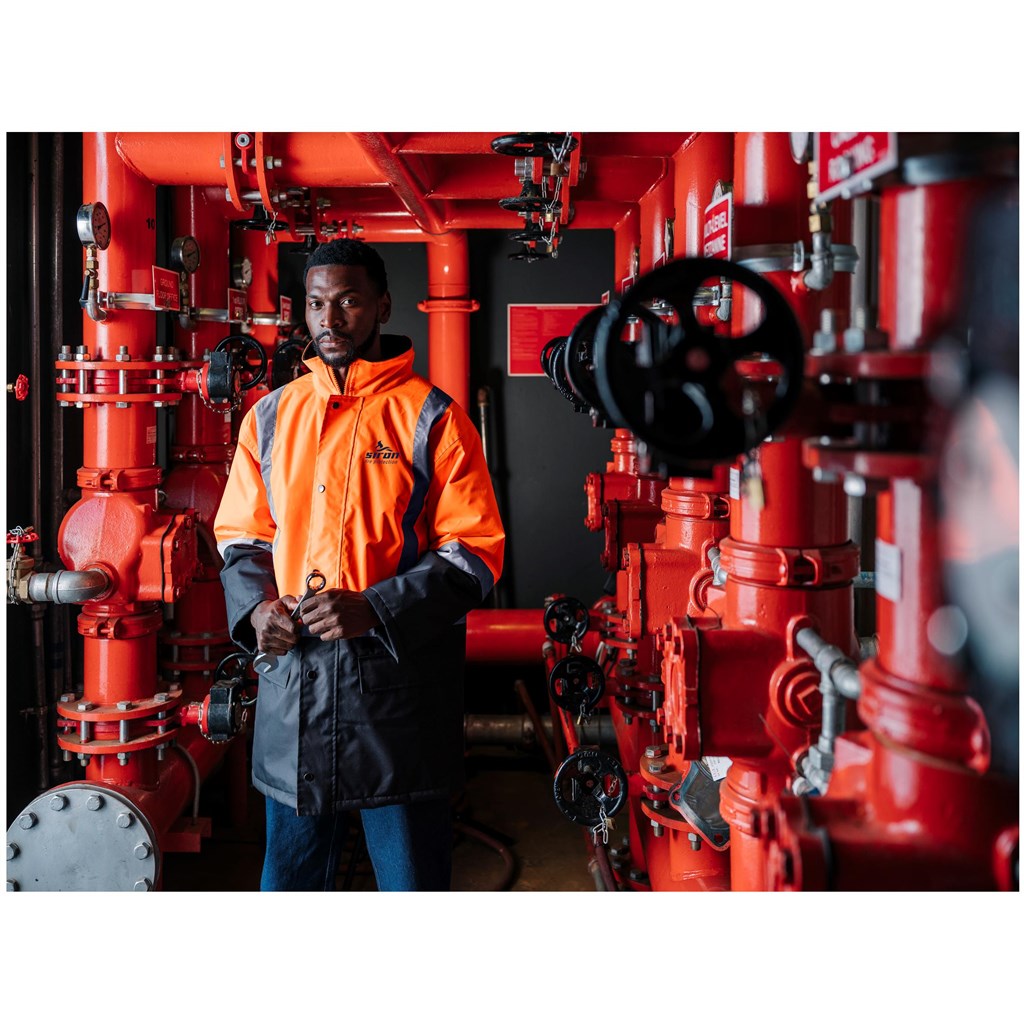 Hazard Padded Two-Tone Hi-Viz Reflective Jacket - Image 10