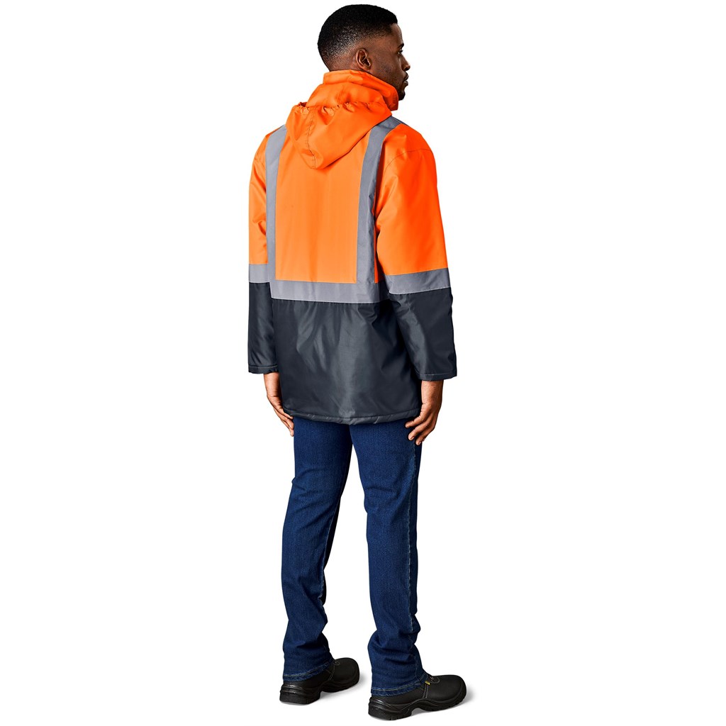 Hazard Padded Two-Tone Hi-Viz Reflective Jacket - Image 12