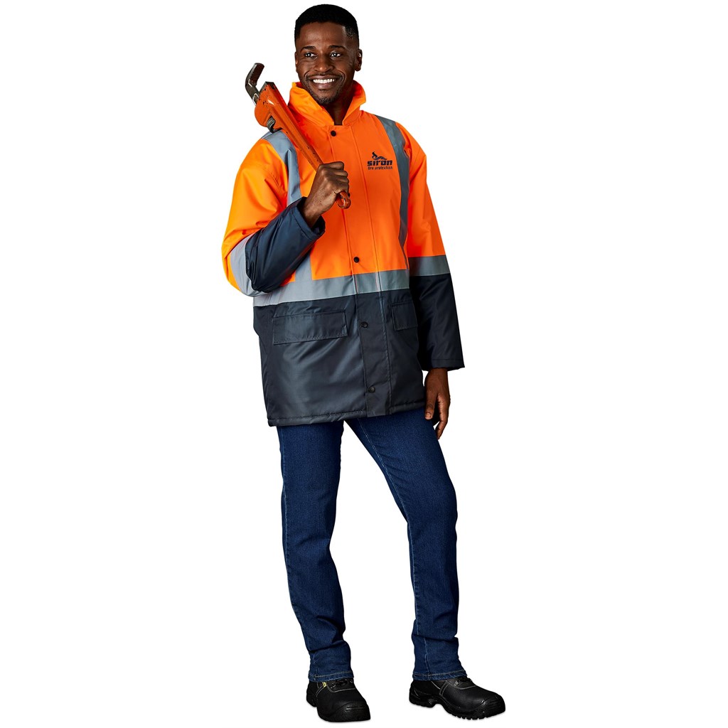 Hazard Padded Two-Tone Hi-Viz Reflective Jacket - Image 20