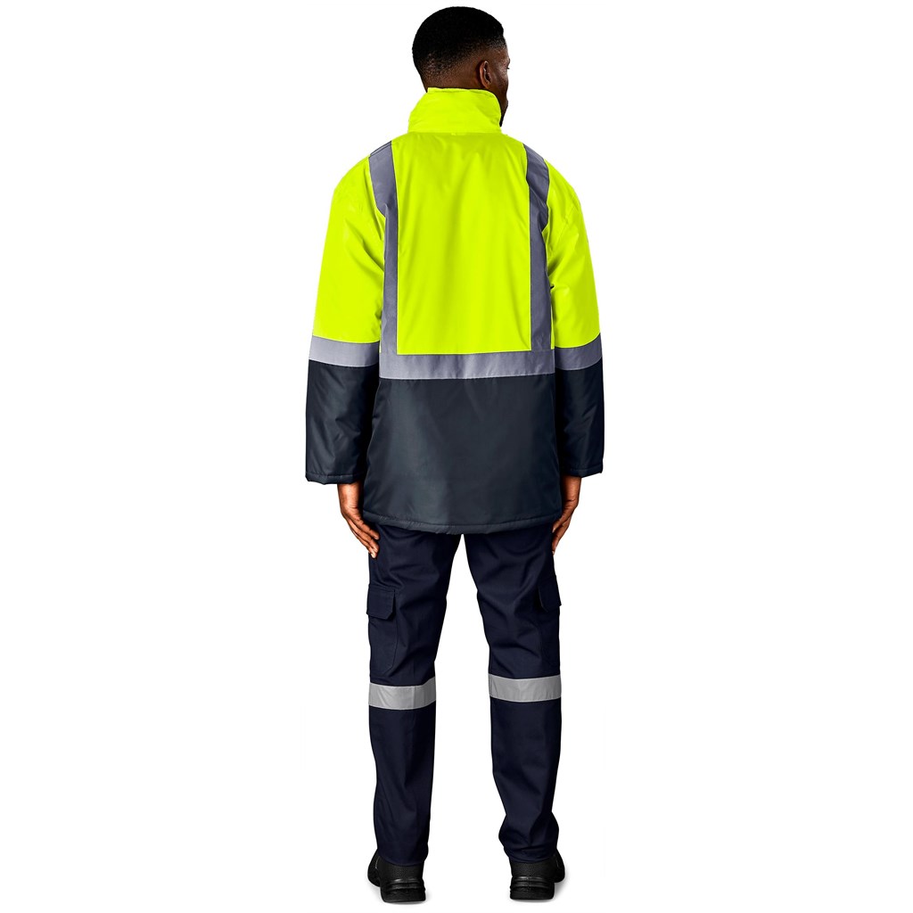 Hazard Padded Two-Tone Hi-Viz Reflective Jacket - Image 8
