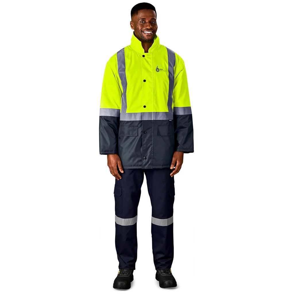 Hazard Padded Two-Tone Hi-Viz Reflective Jacket - Image 9