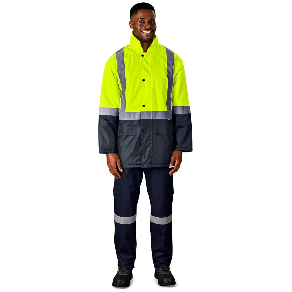 Hazard Padded Two-Tone Hi-Viz Reflective Jacket - Image 19