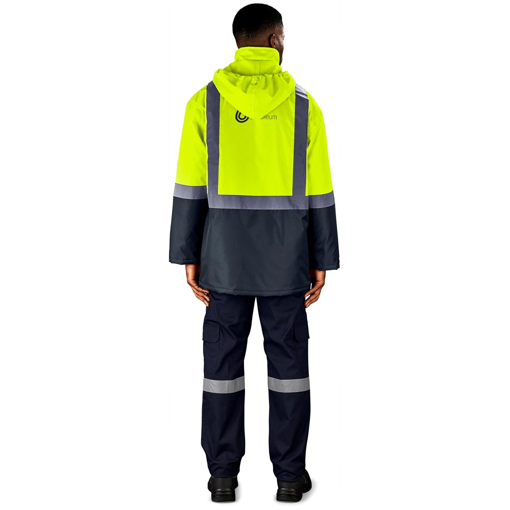 Hazard Padded Two-Tone Hi-Viz Reflective Jacket - Image 6