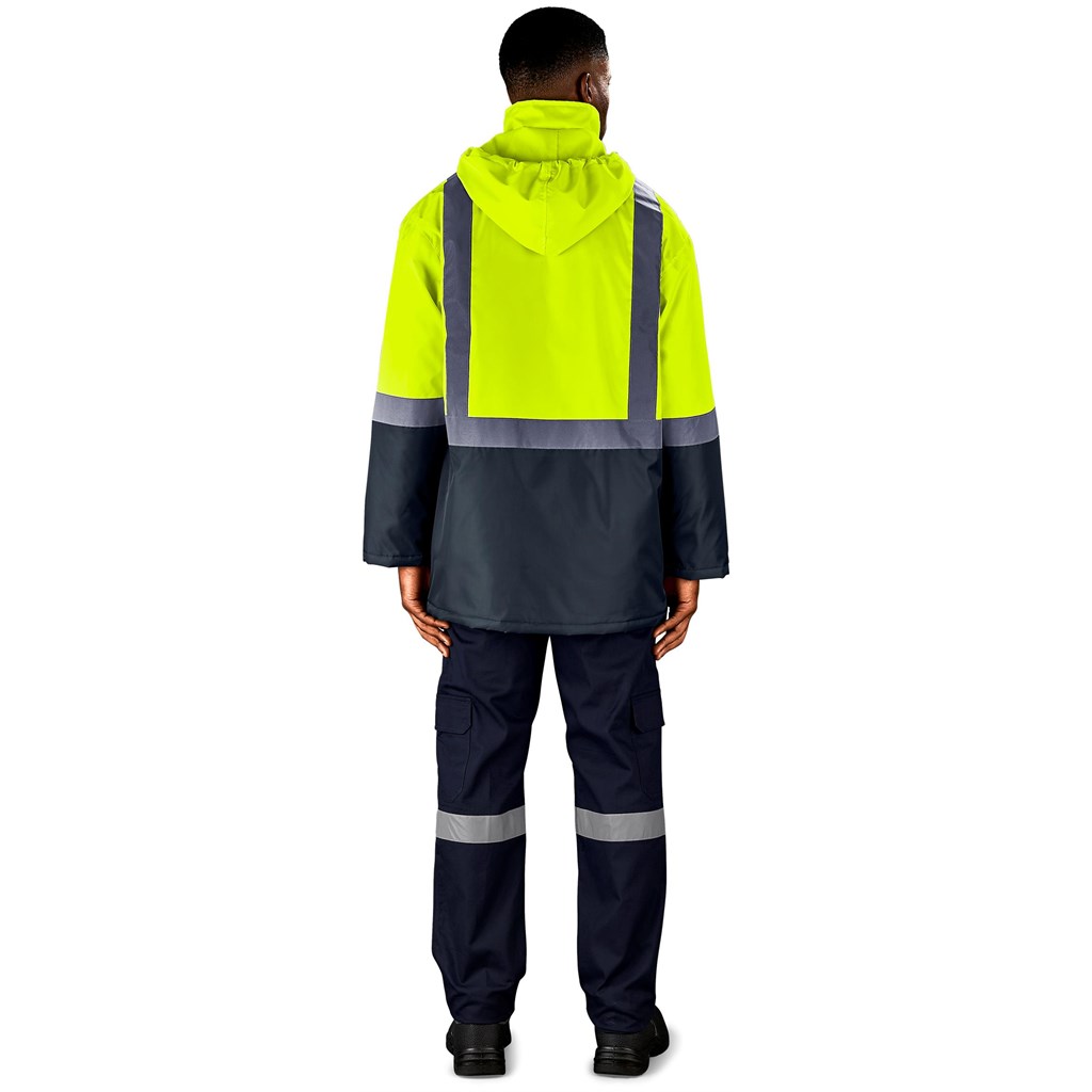 Hazard Padded Two-Tone Hi-Viz Reflective Jacket - Image 14
