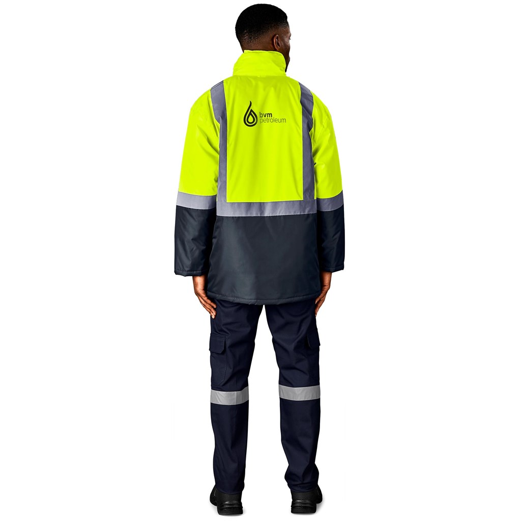 Hazard Padded Two-Tone Hi-Viz Reflective Jacket - Image 3
