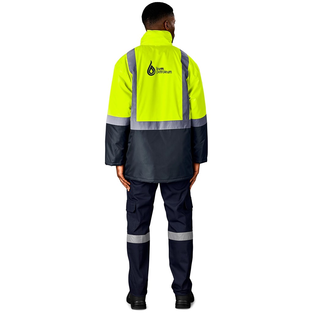 Hazard Padded Two-Tone Hi-Viz Reflective Jacket - Image 7