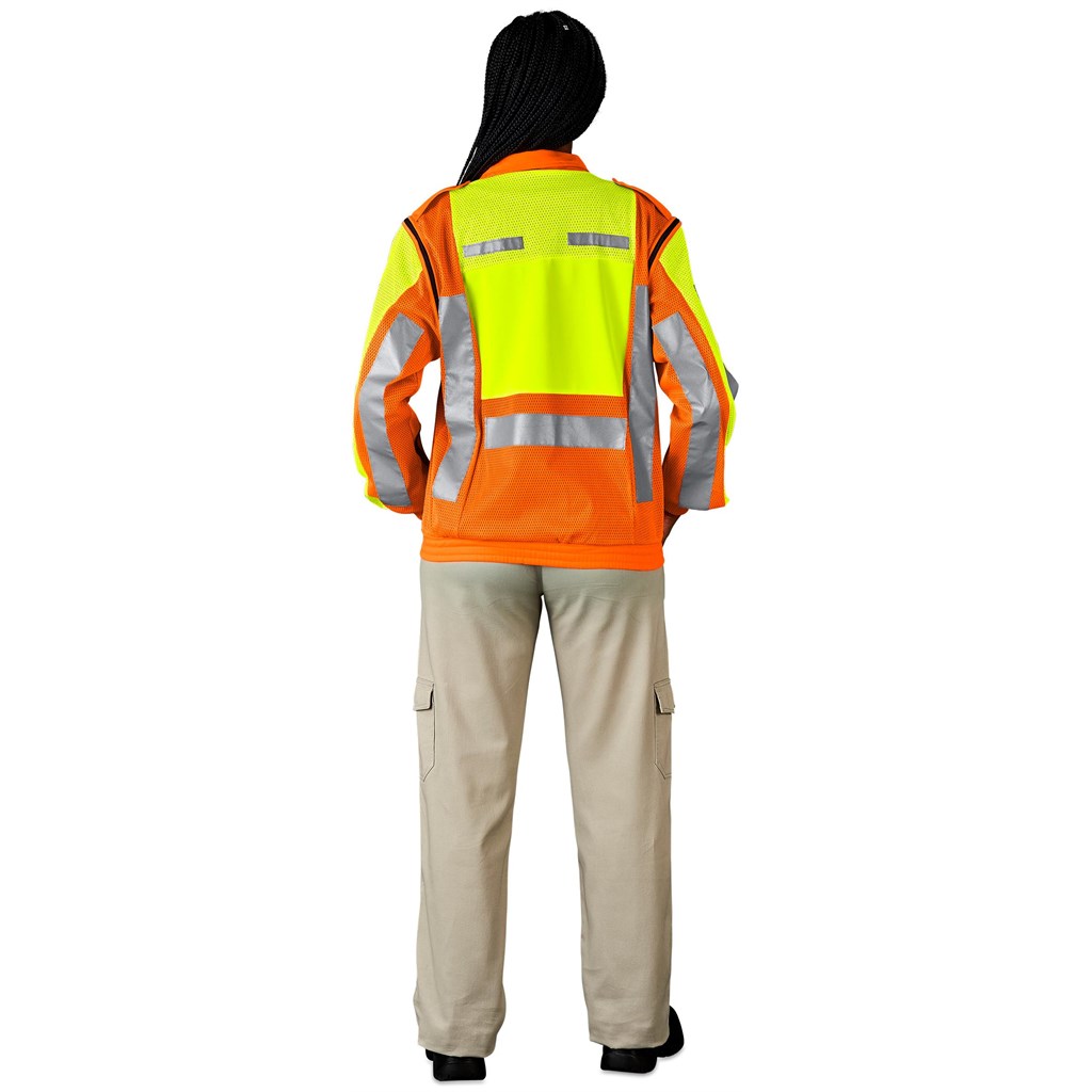 Metro Two-Tone Hi-Viz Reflective Zip-Off Jacket - Image 4