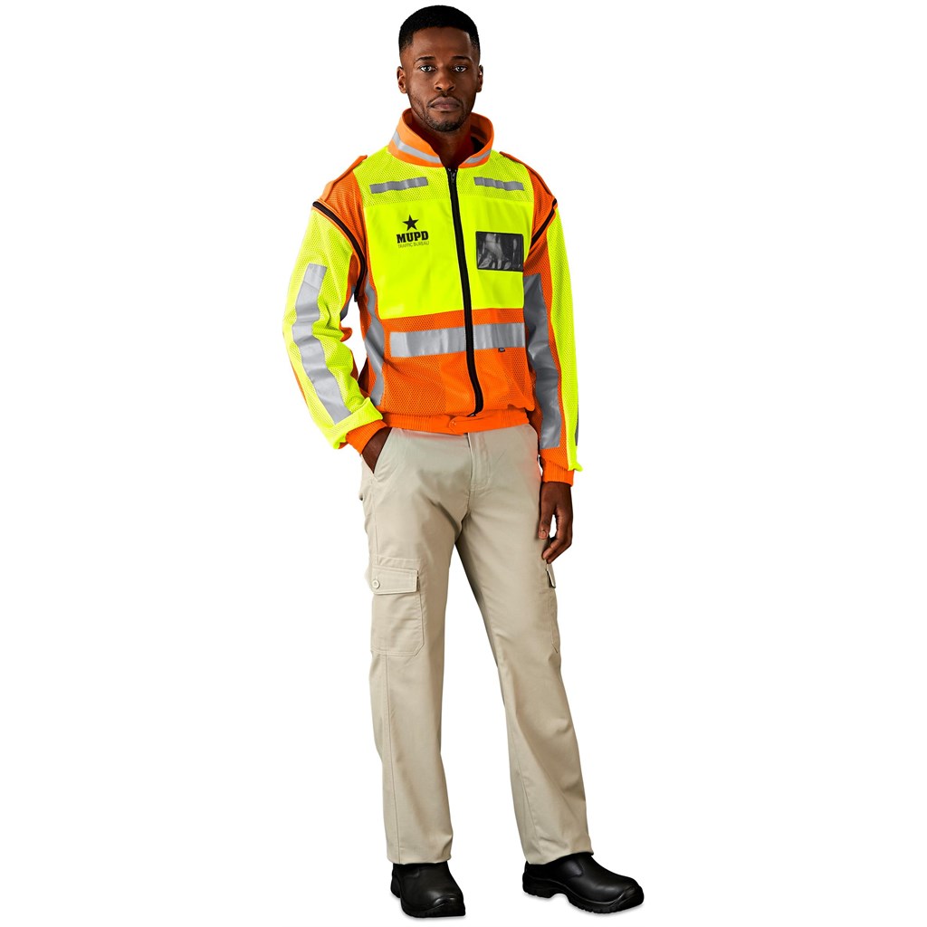 Metro Two-Tone Hi-Viz Reflective Zip-Off Jacket - Image 20