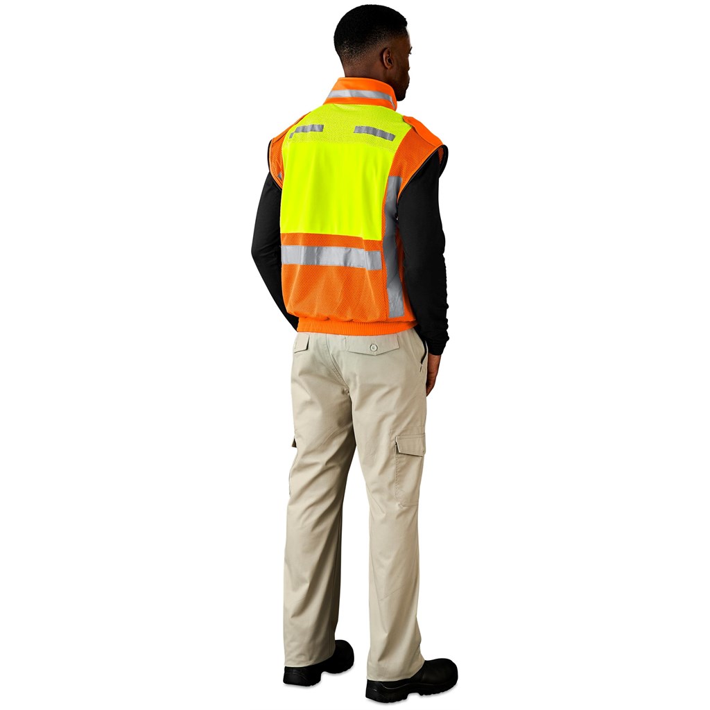 Metro Two-Tone Hi-Viz Reflective Zip-Off Jacket - Image 10