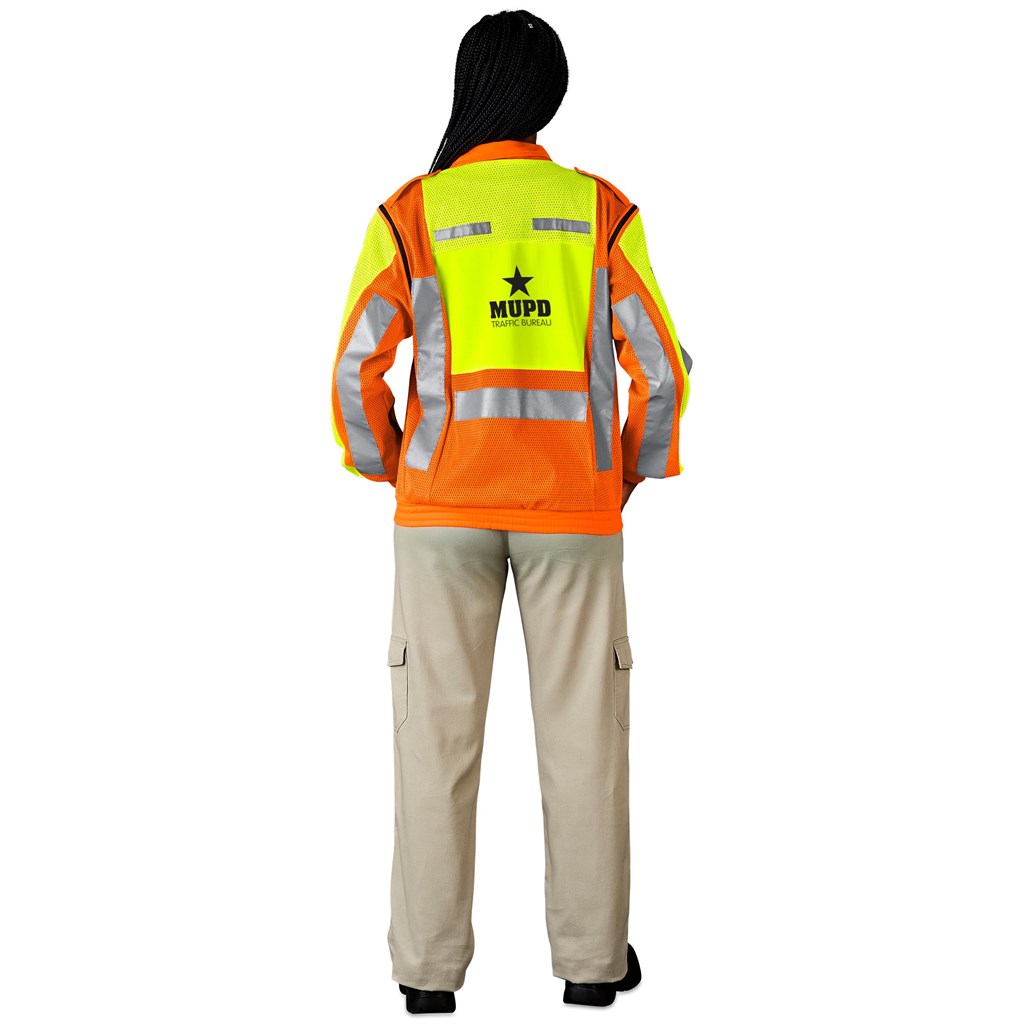 Metro Two-Tone Hi-Viz Reflective Zip-Off Jacket - Image 15