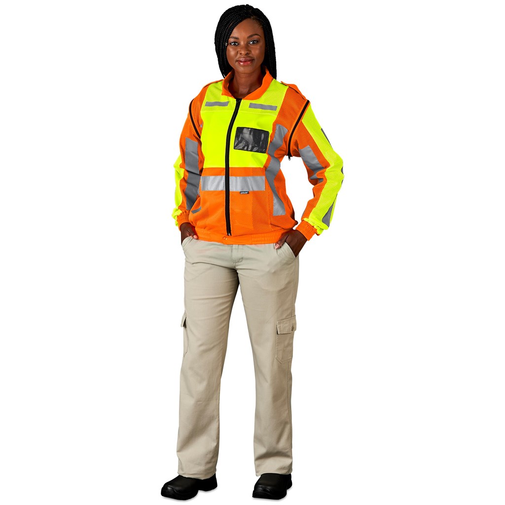 Metro Two-Tone Hi-Viz Reflective Zip-Off Jacket - Image 23